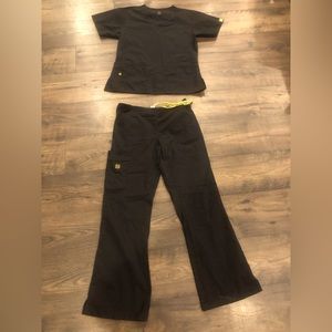 WonderWink Scrub Set. Size small. Black. Worn once